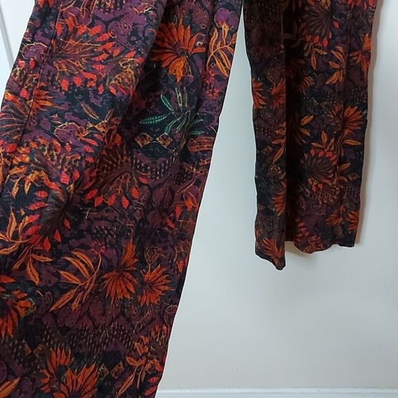 H&M Viscose Print Wide Leg Palazzo Trouser Pants 40 8 - Picture 2 of 5